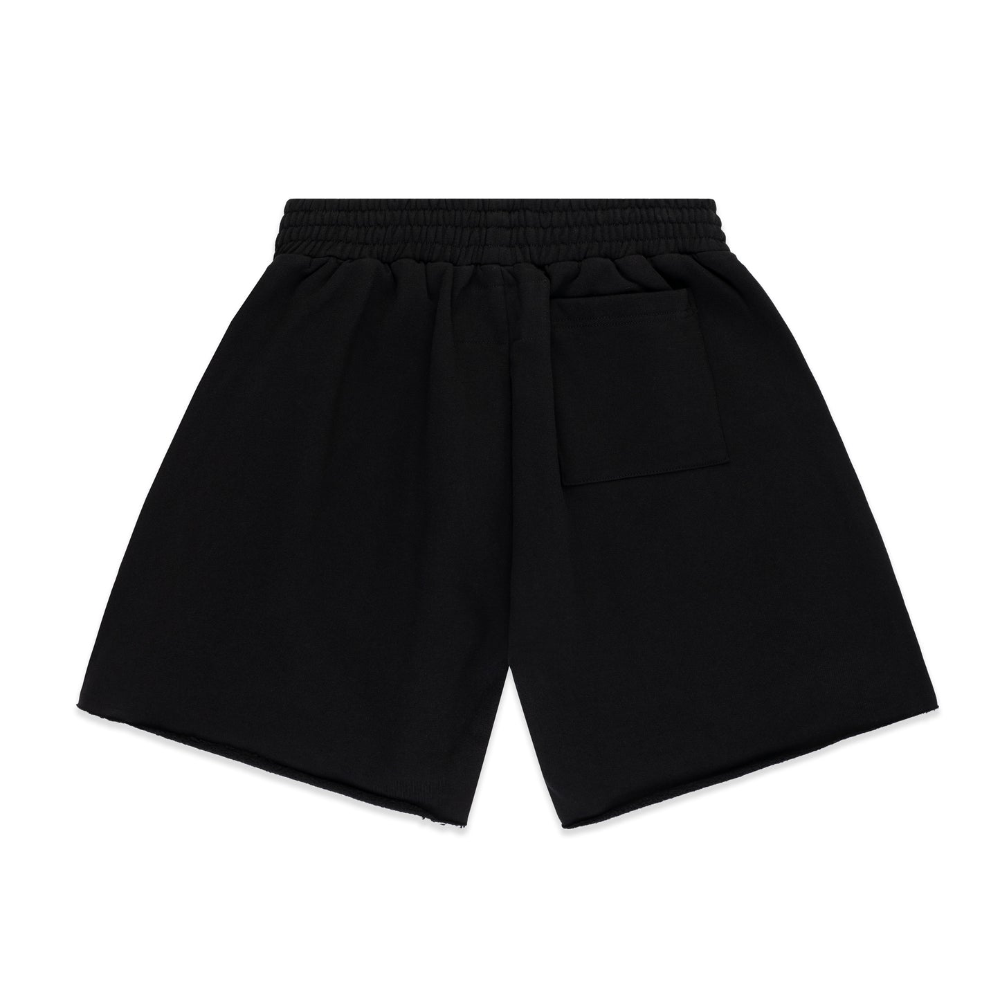 BLACK BELUGA OUTLINE SWEATSHORT