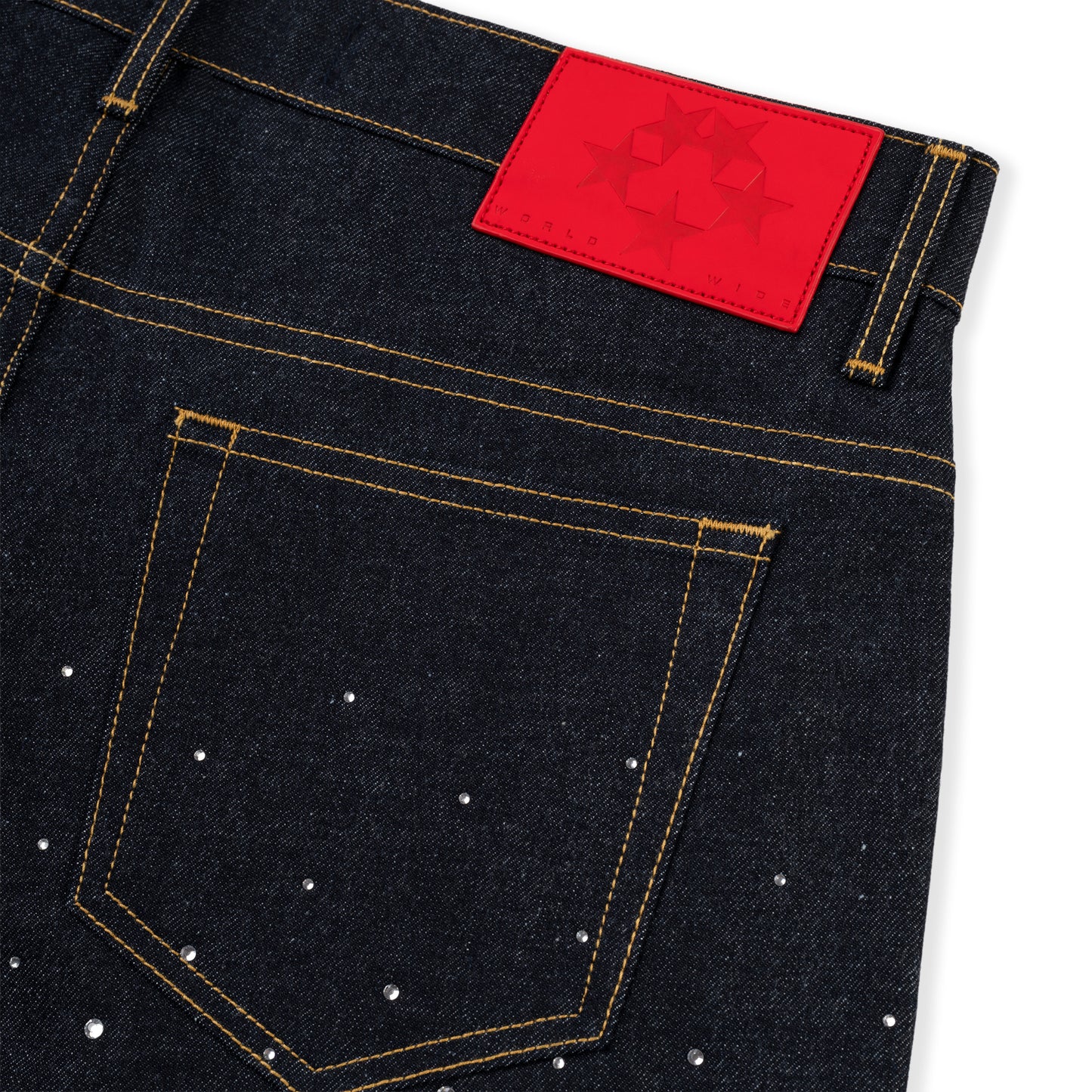 INDIGO STAR DUST DENIM SHORT