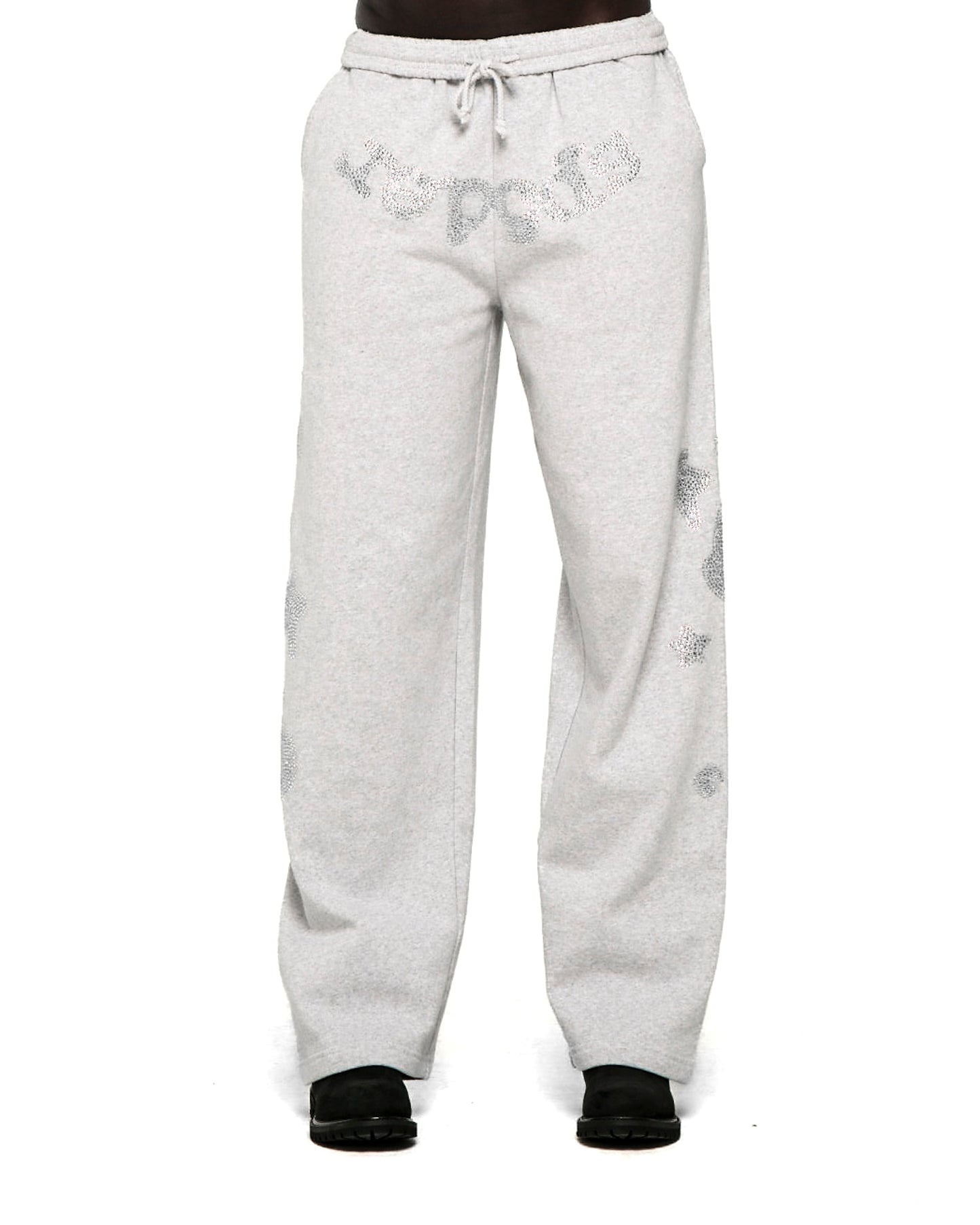 RHINESTONE BELUGA V2 WIDE LEG SWEATPANT