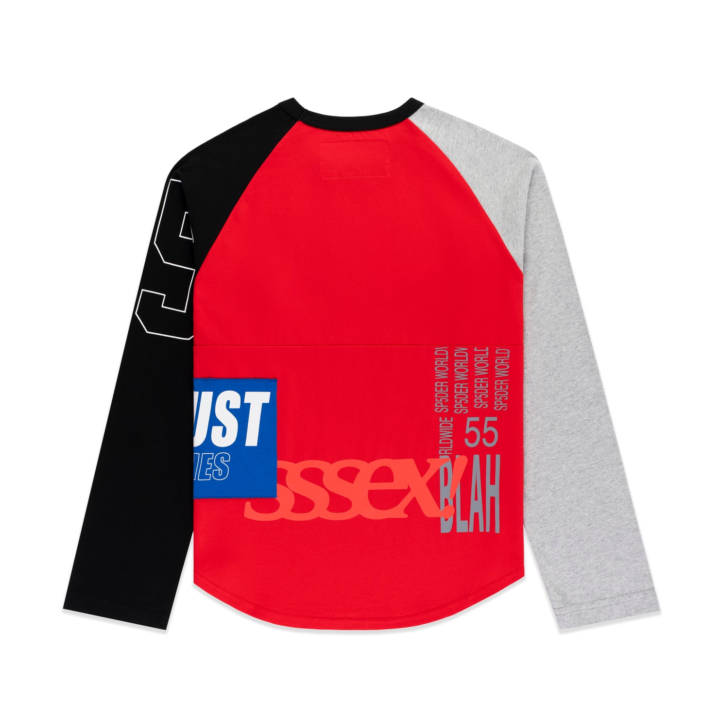 RED RALLY RAGLAN LONGSLEEVE