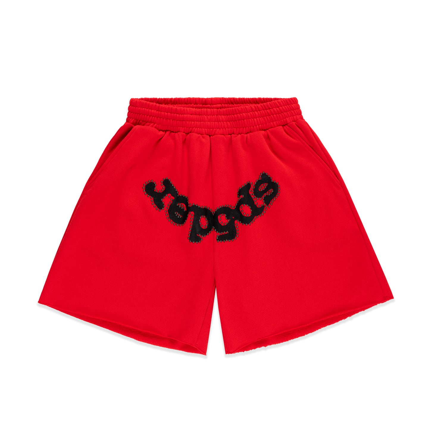 RED OG STUDDED SWEATSHORT