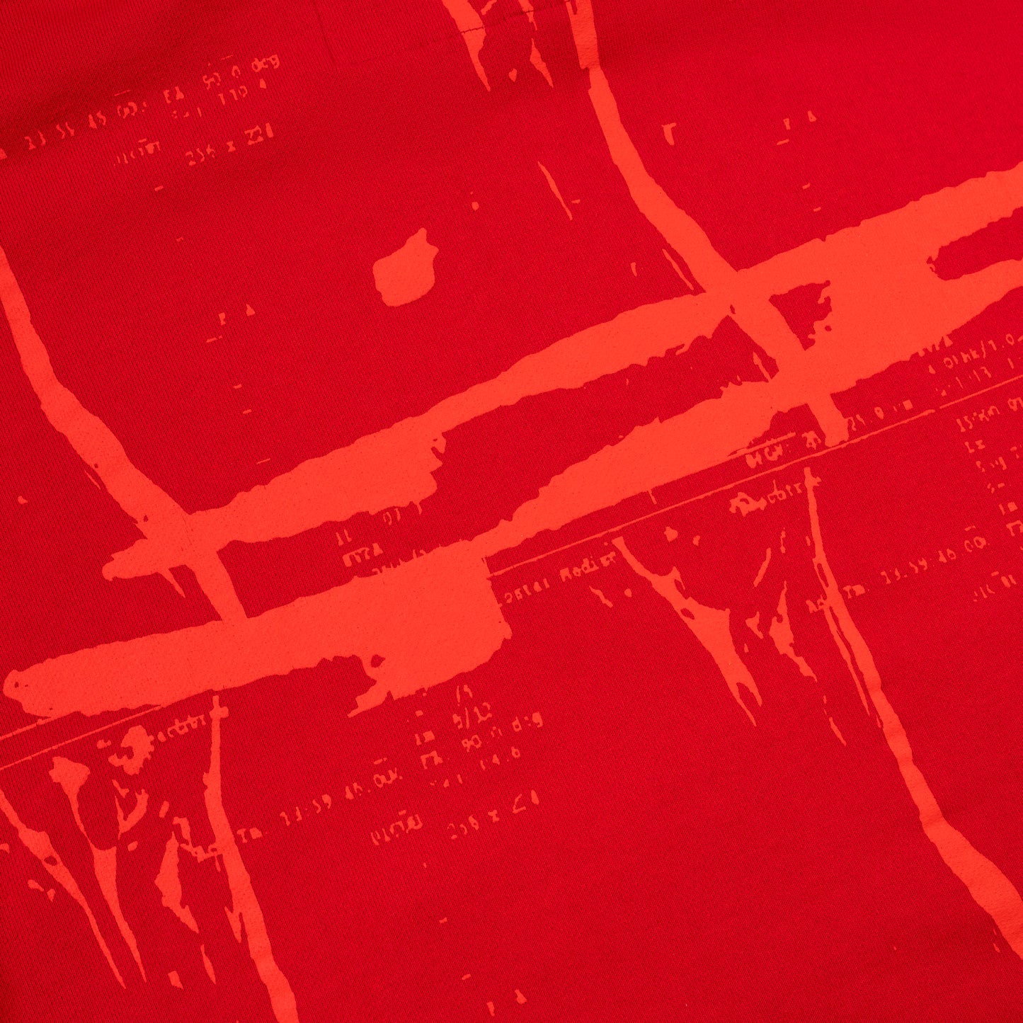 RED X-RAY HOODIE