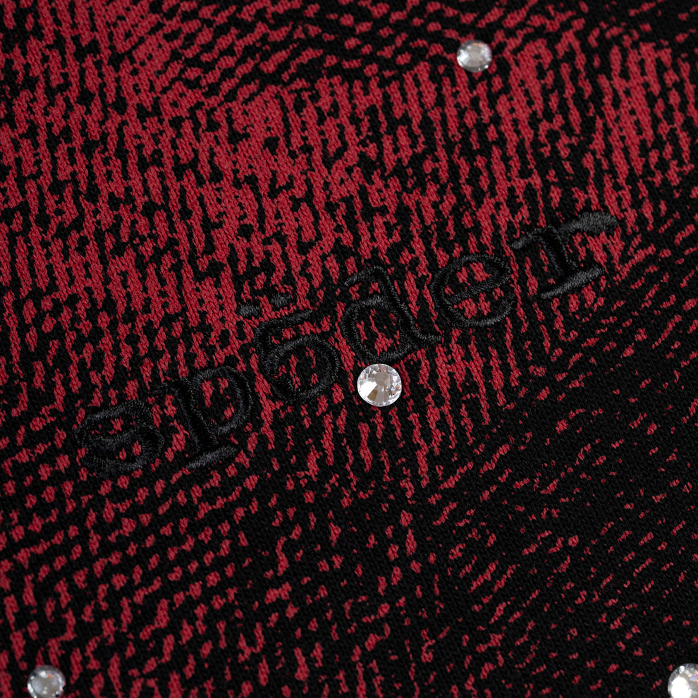 BLACK STAR PLAID FULL ZIP HOODIE