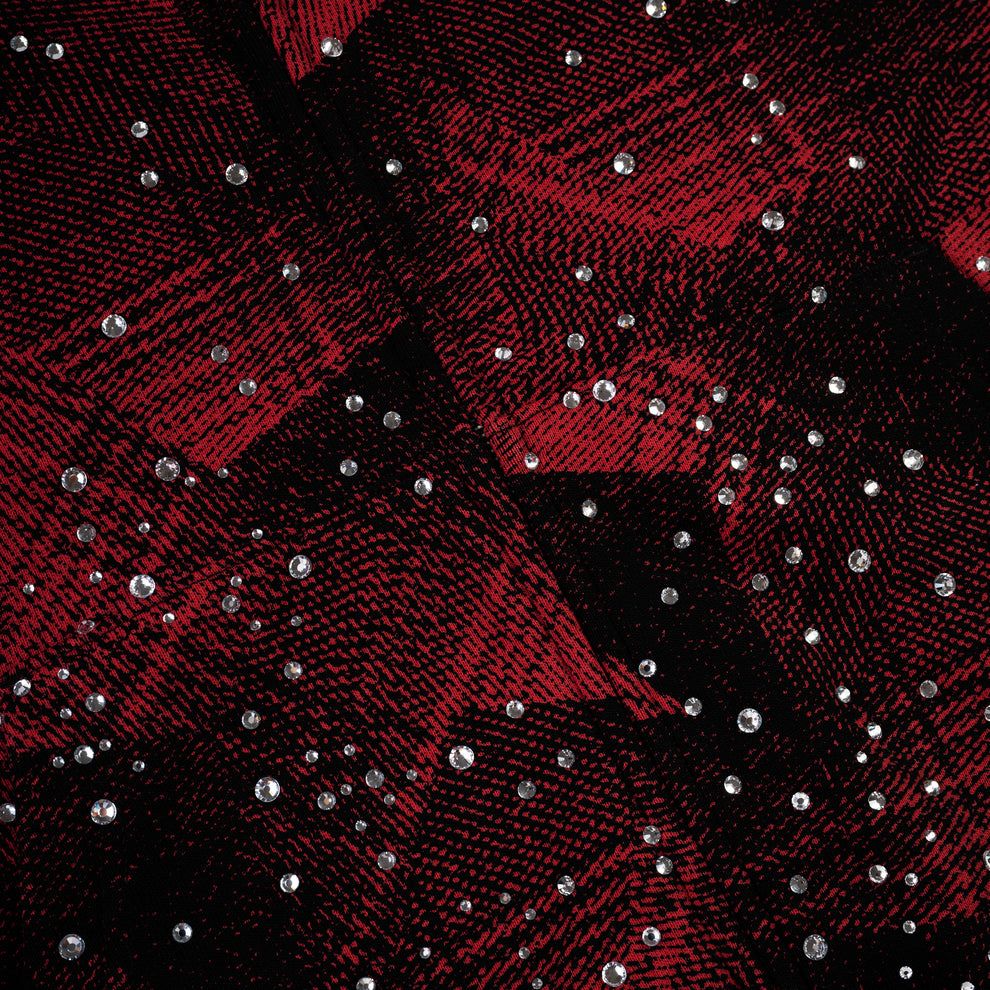 BLACK STAR PLAID FULL ZIP HOODIE