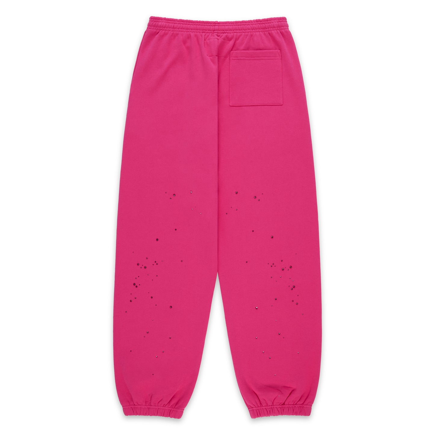 RHINESTONE SILK SWEATPANT