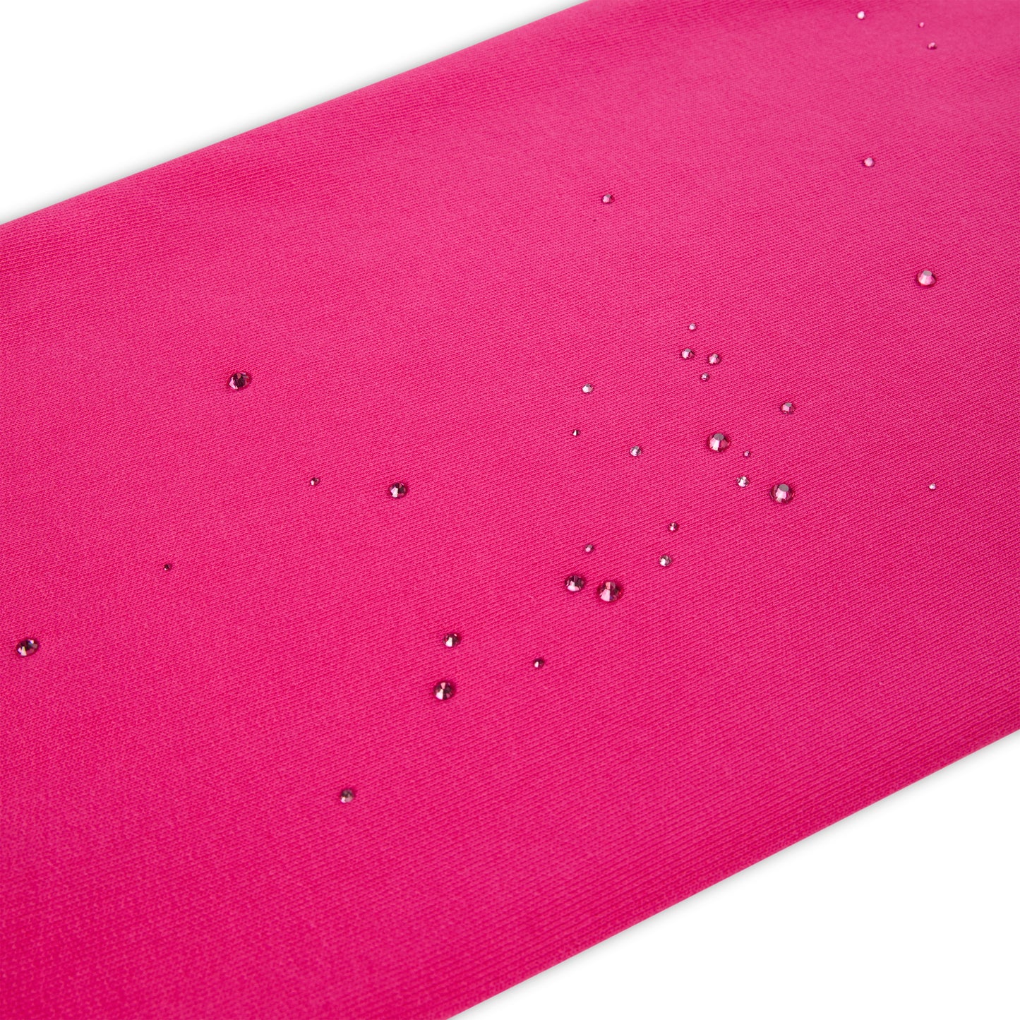 RHINESTONE SILK SWEATPANT