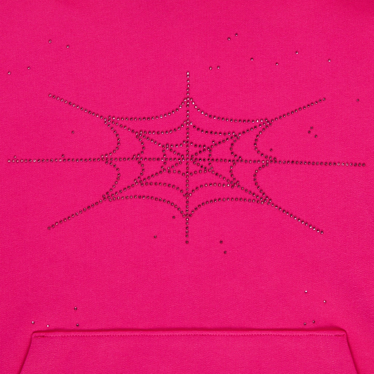 RHINESTONE SILK HOODIE