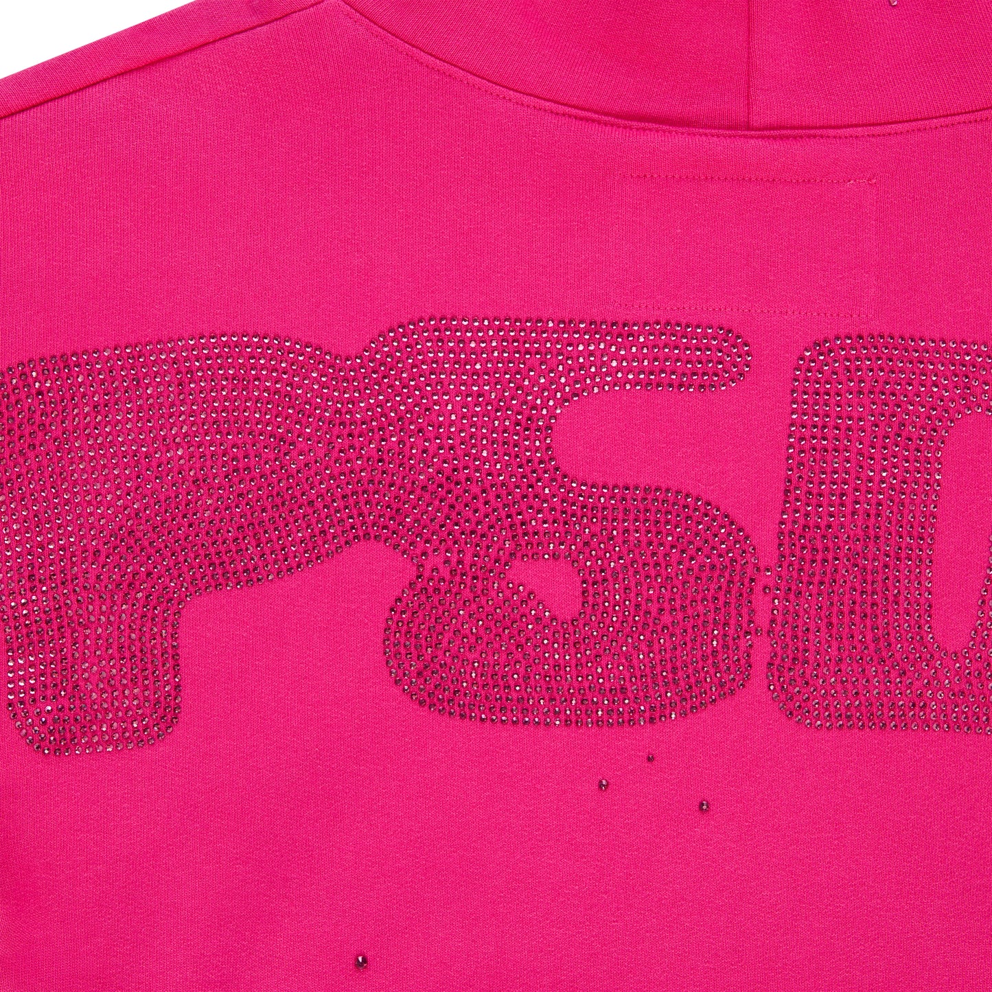 RHINESTONE SILK HOODIE