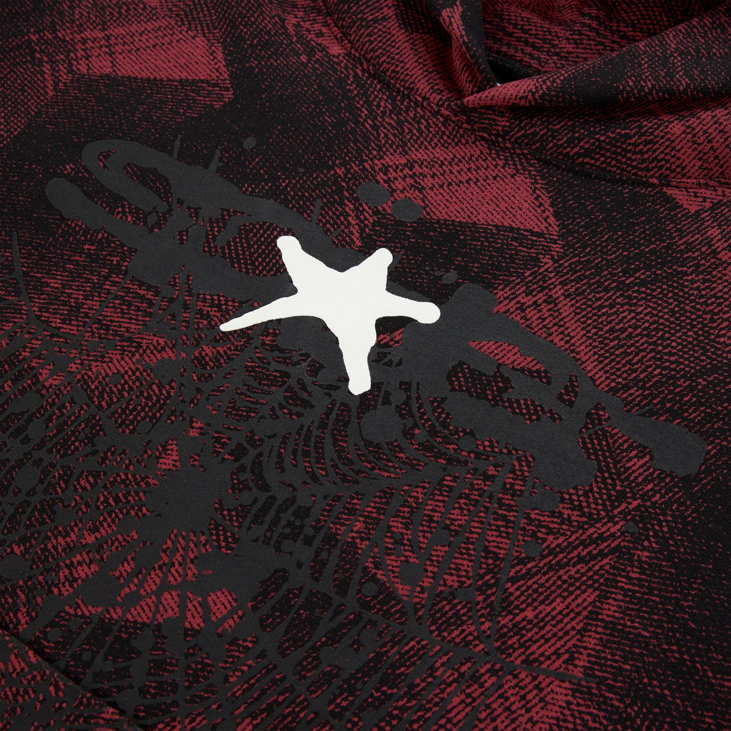 PLAID SPLATT HOODIE