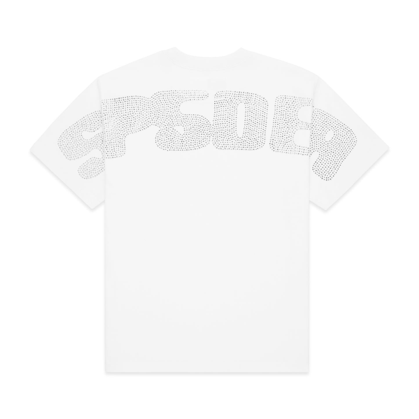 RHINESTONE SILK TEE
