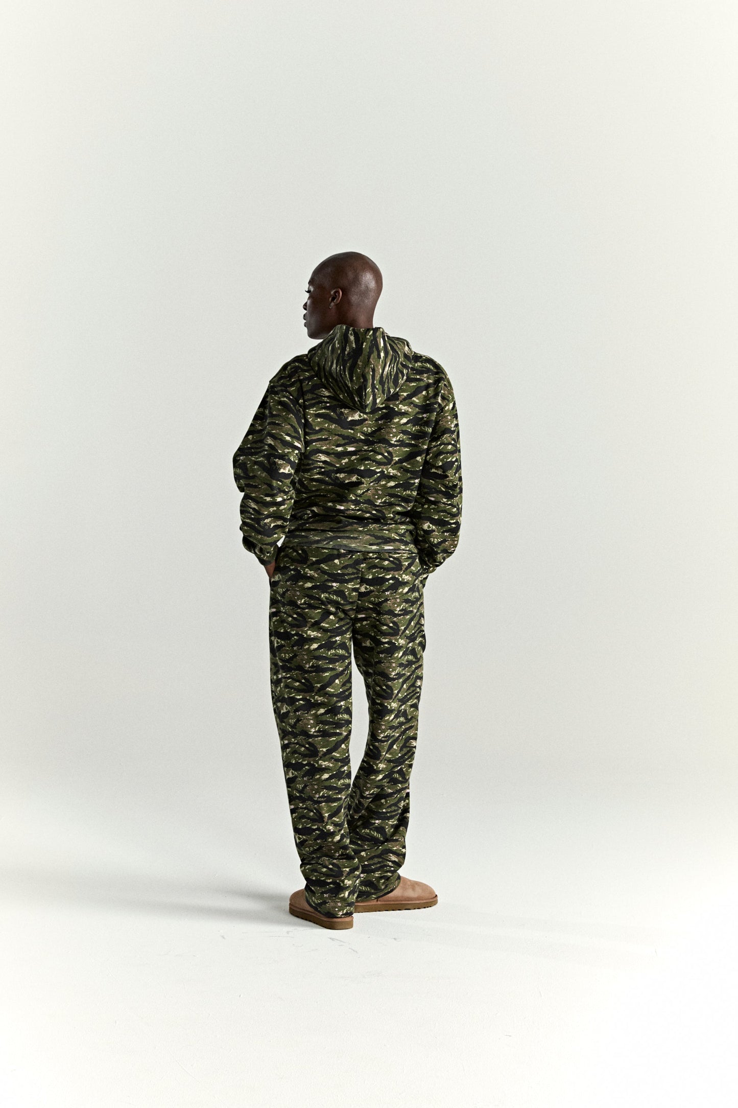 OG WEB V2 TIGER CAMO HOODIE ON MODEL