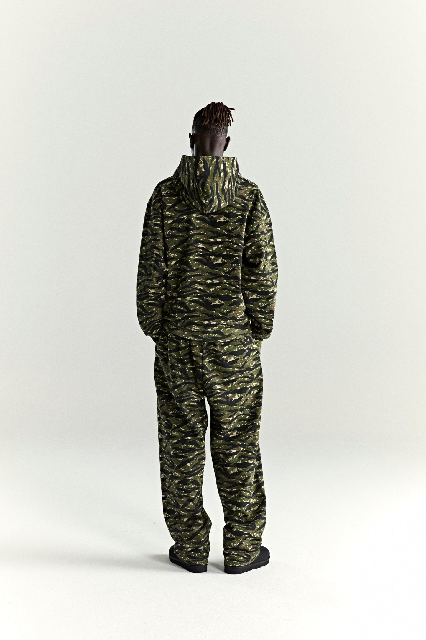 OG WEB V2 TIGER CAMO HOODIE ON MODEL