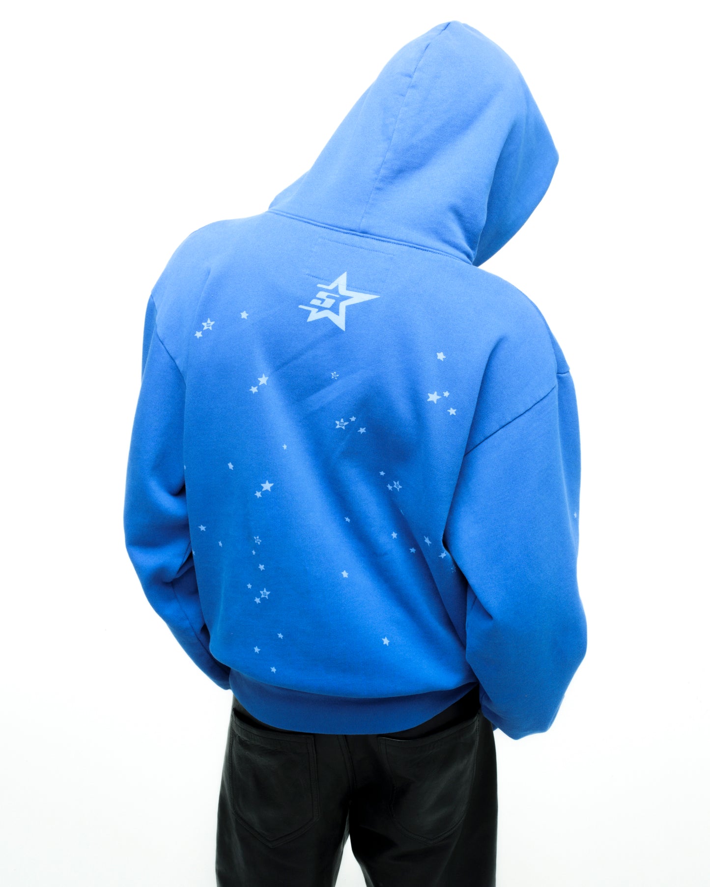 STAR GIRL HOODIE ON MODEL