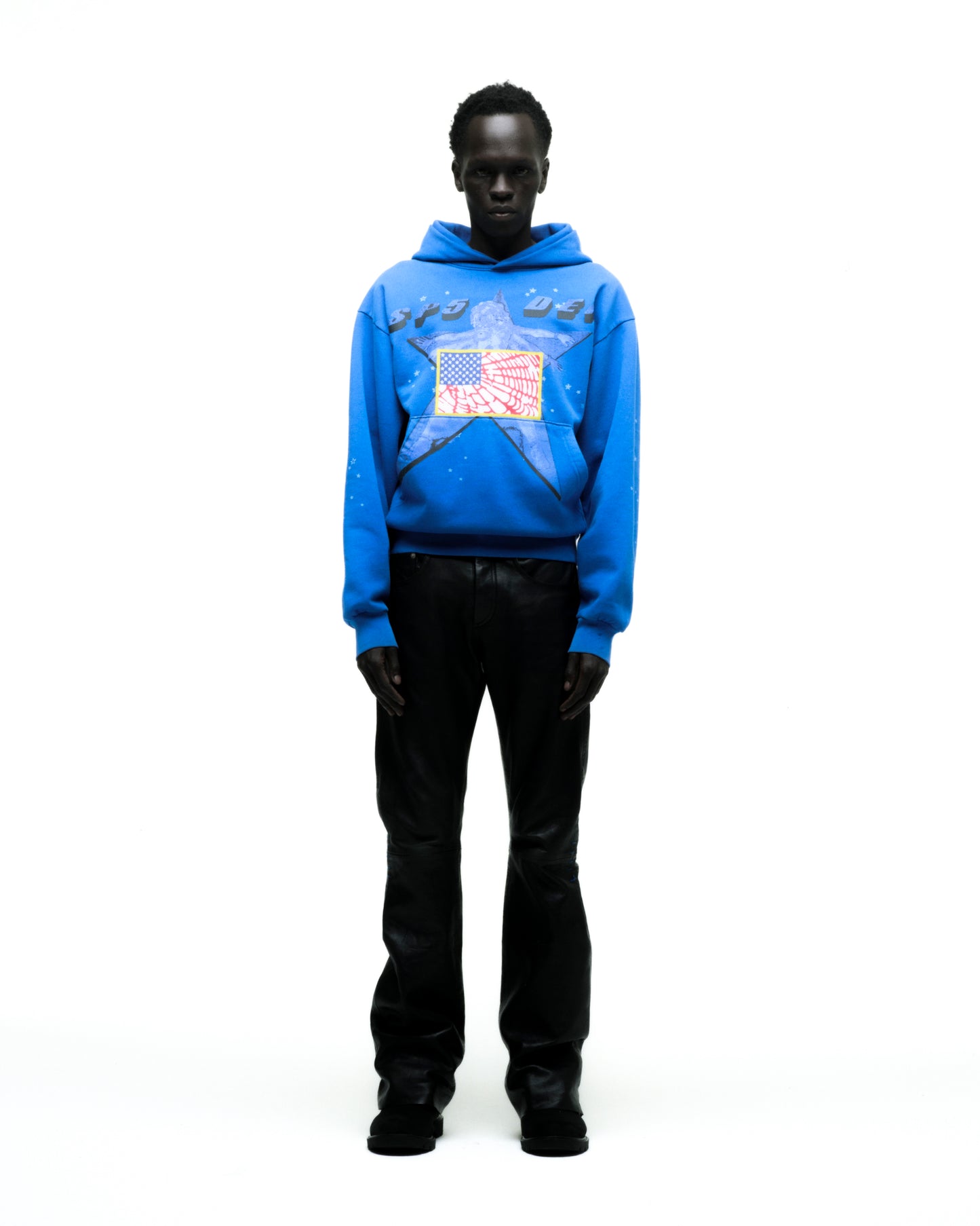STAR GIRL HOODIE ON MODEL