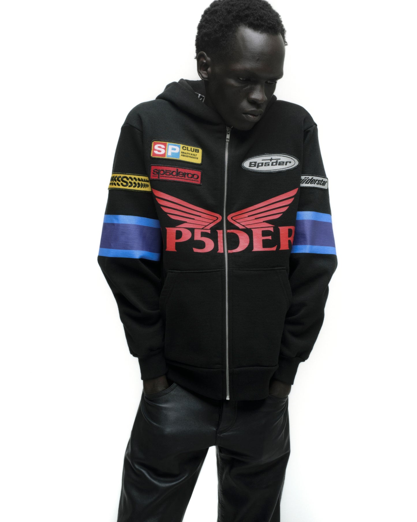 GT ZIP HOODIE ON MODEL