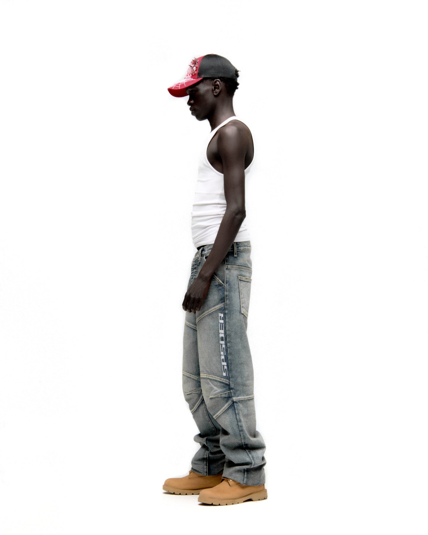 PIT CREW DENIM ON MODEL