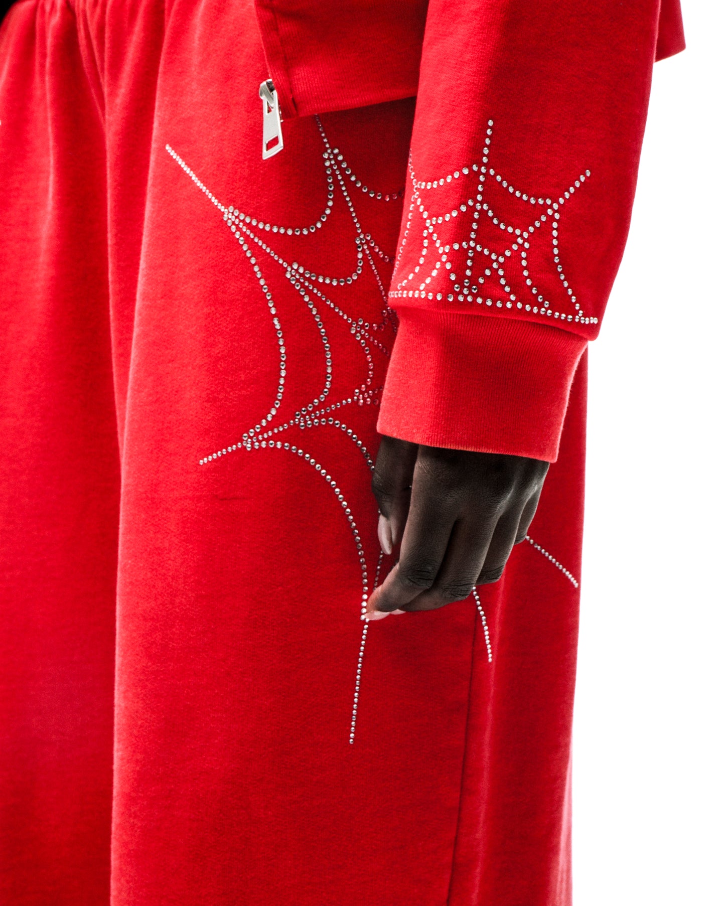 RHINESTONE WEB SWEATPANT