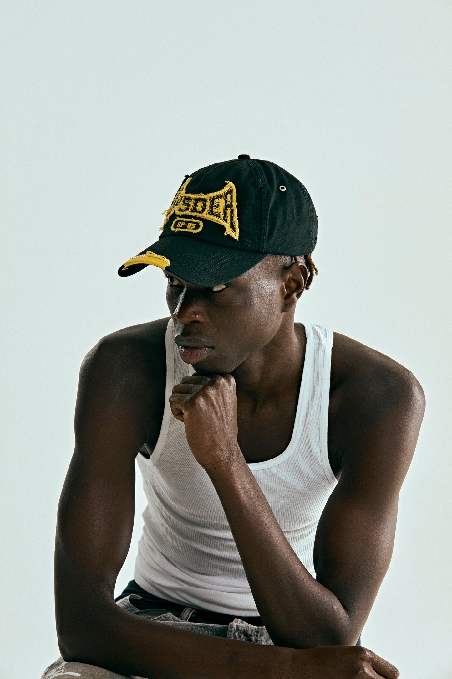 BLACK T&F 6-PANEL
