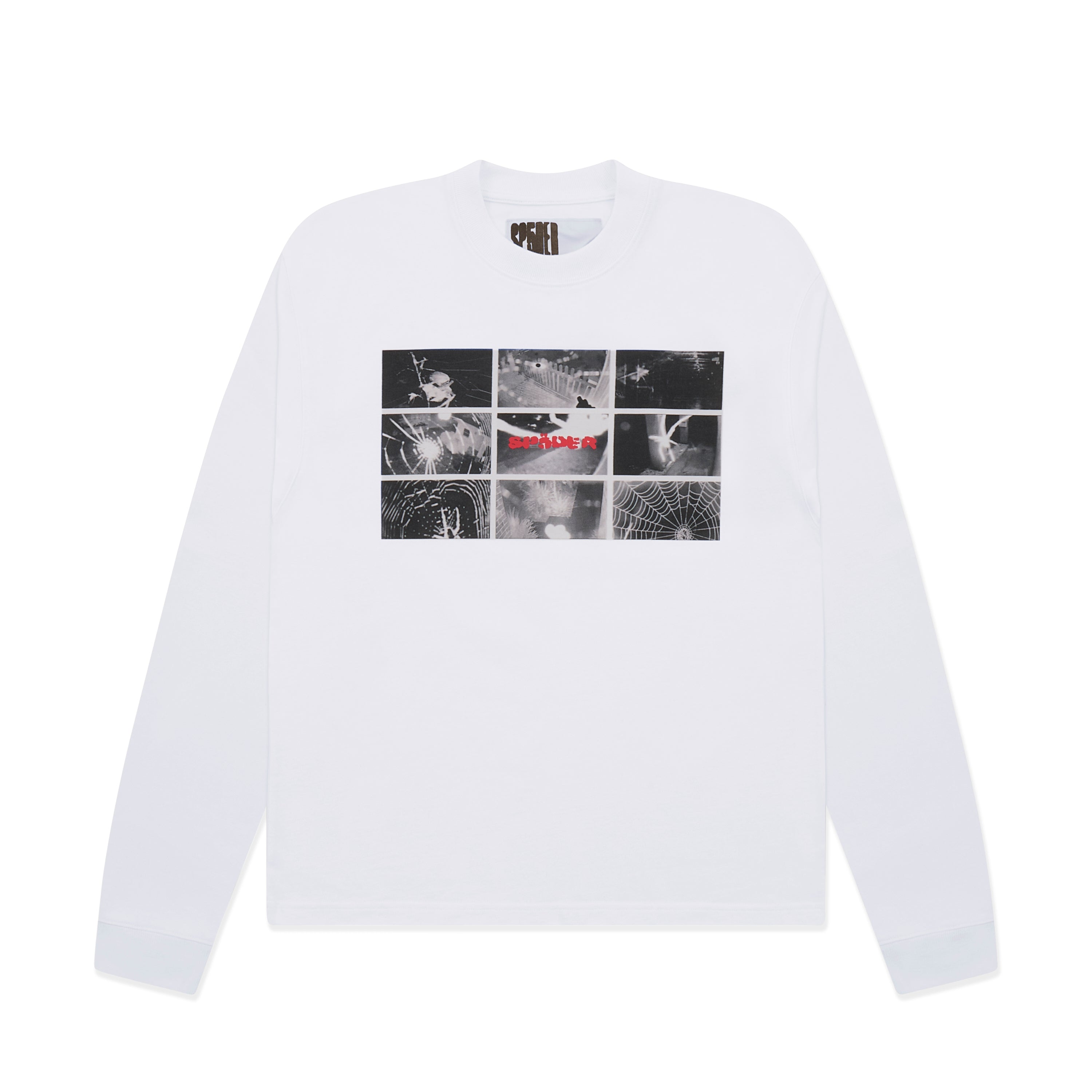 WHITE WEB MONITOR LS HW TEE | SP5DER | KING SPIDER