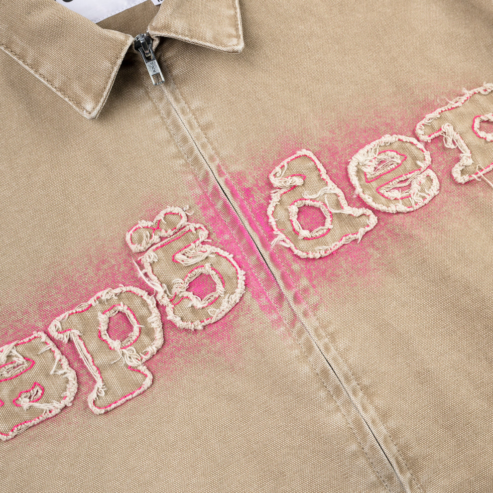 TAN CANVAS WORK JACKET