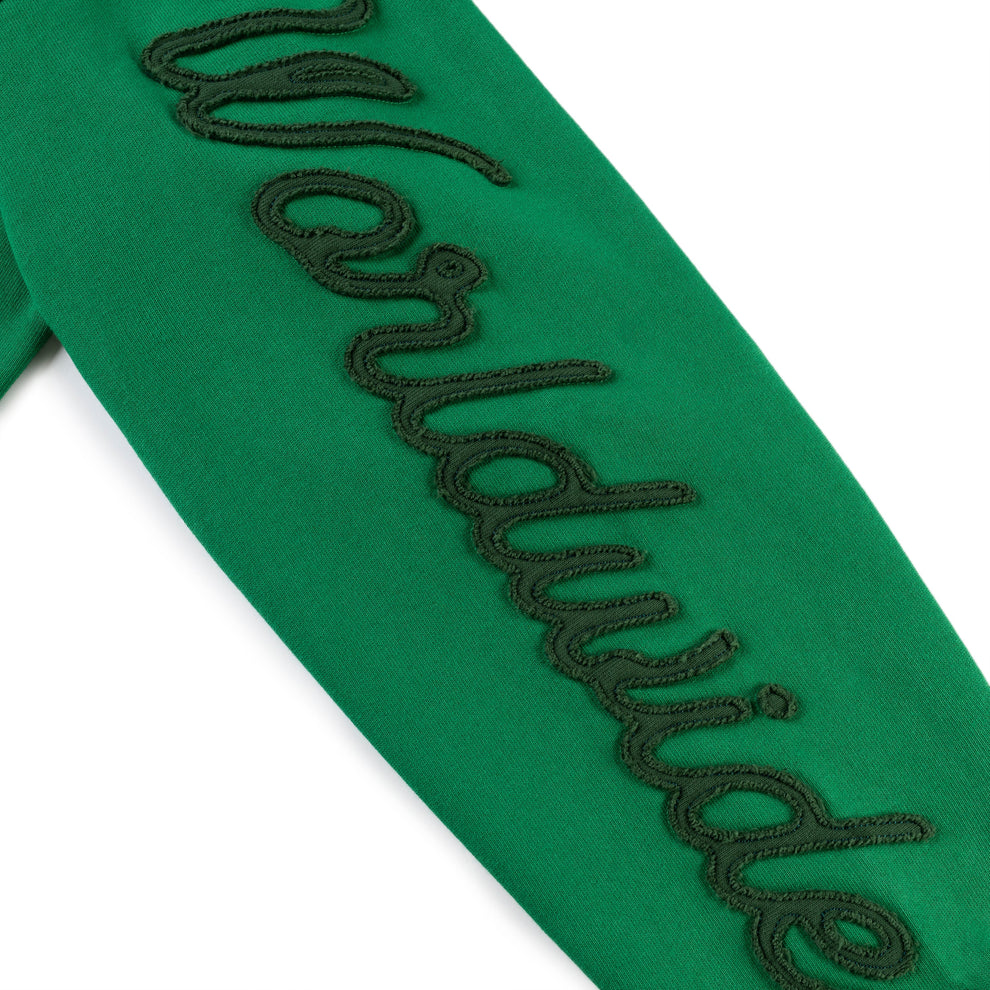 GREEN TRIPLE 5 STITCH ZIP UP
