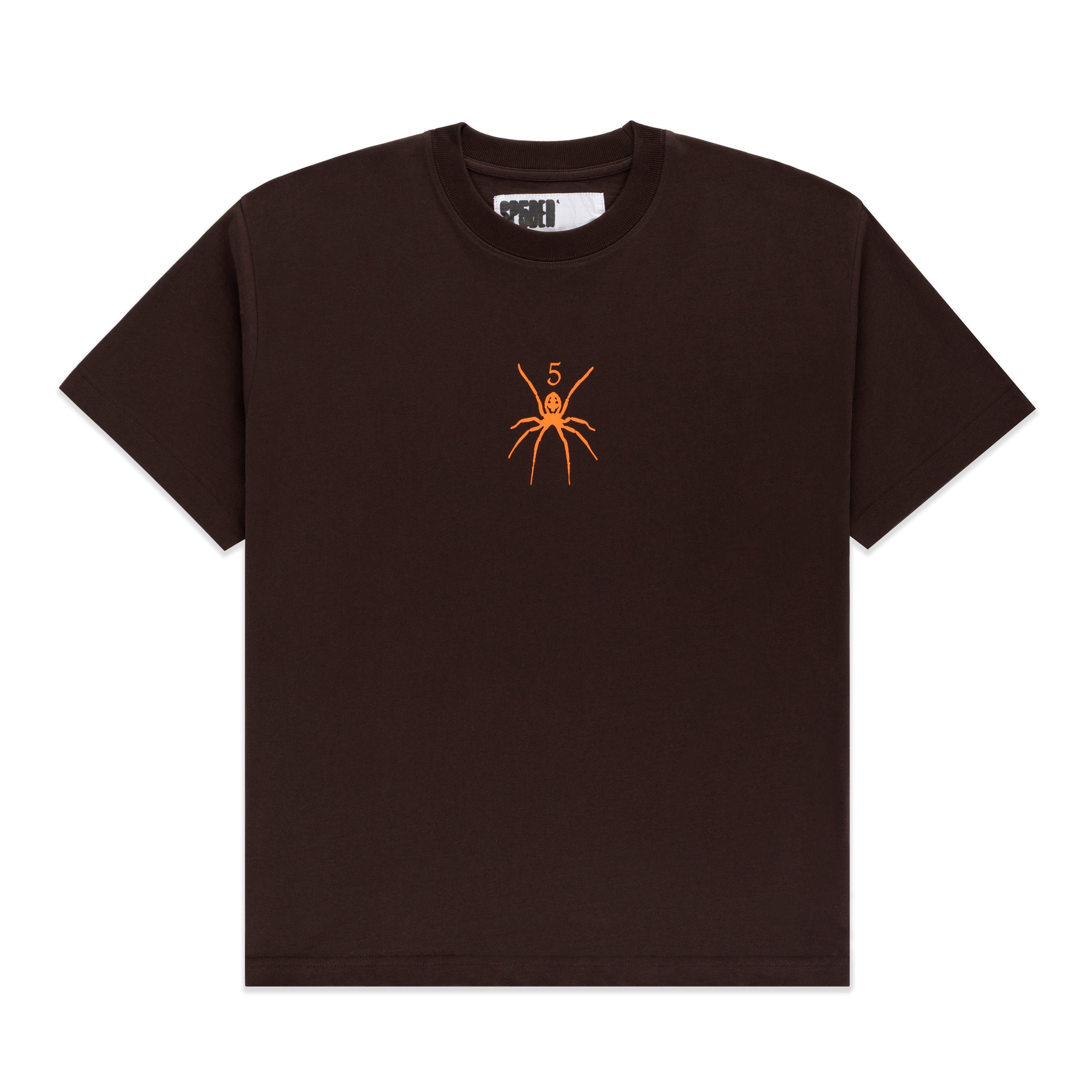 BROWN TM TEE | SP5DER | KING SPIDER