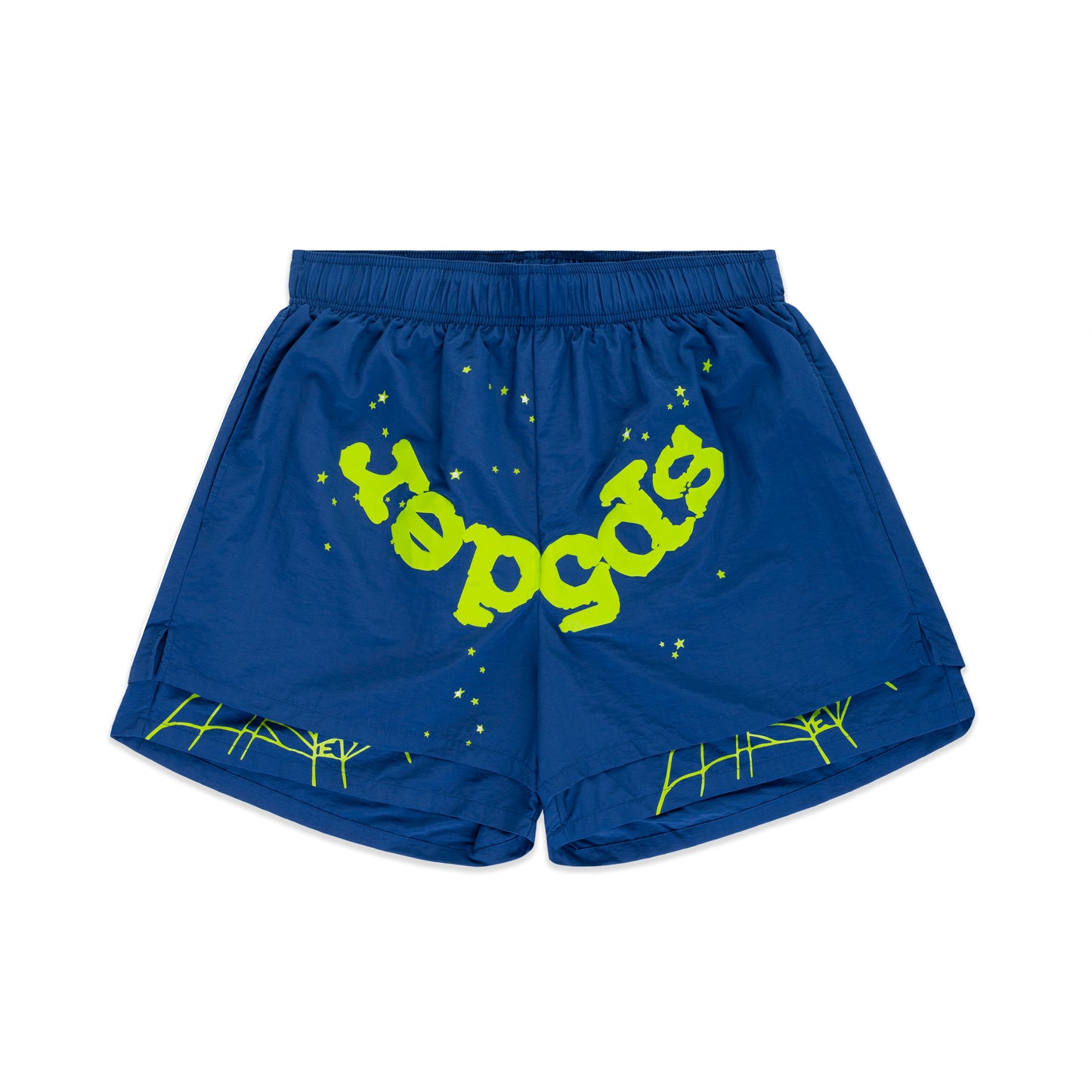BLUE OG WEB DOUBLE LAYER SHORTS