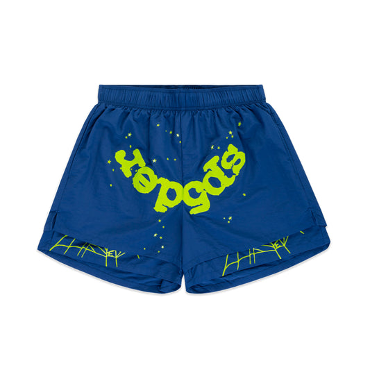 BLUE OG WEB DOUBLE LAYER SHORTS