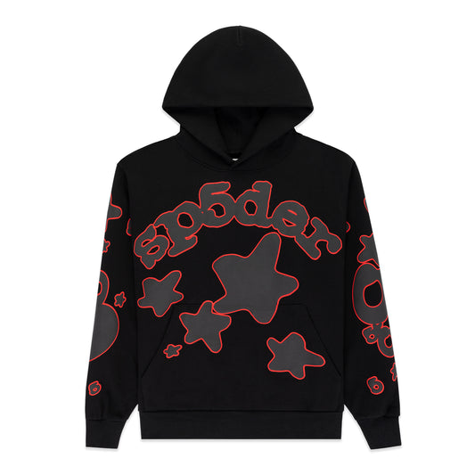 BLACK BELUGA OUTLINE HOODIE