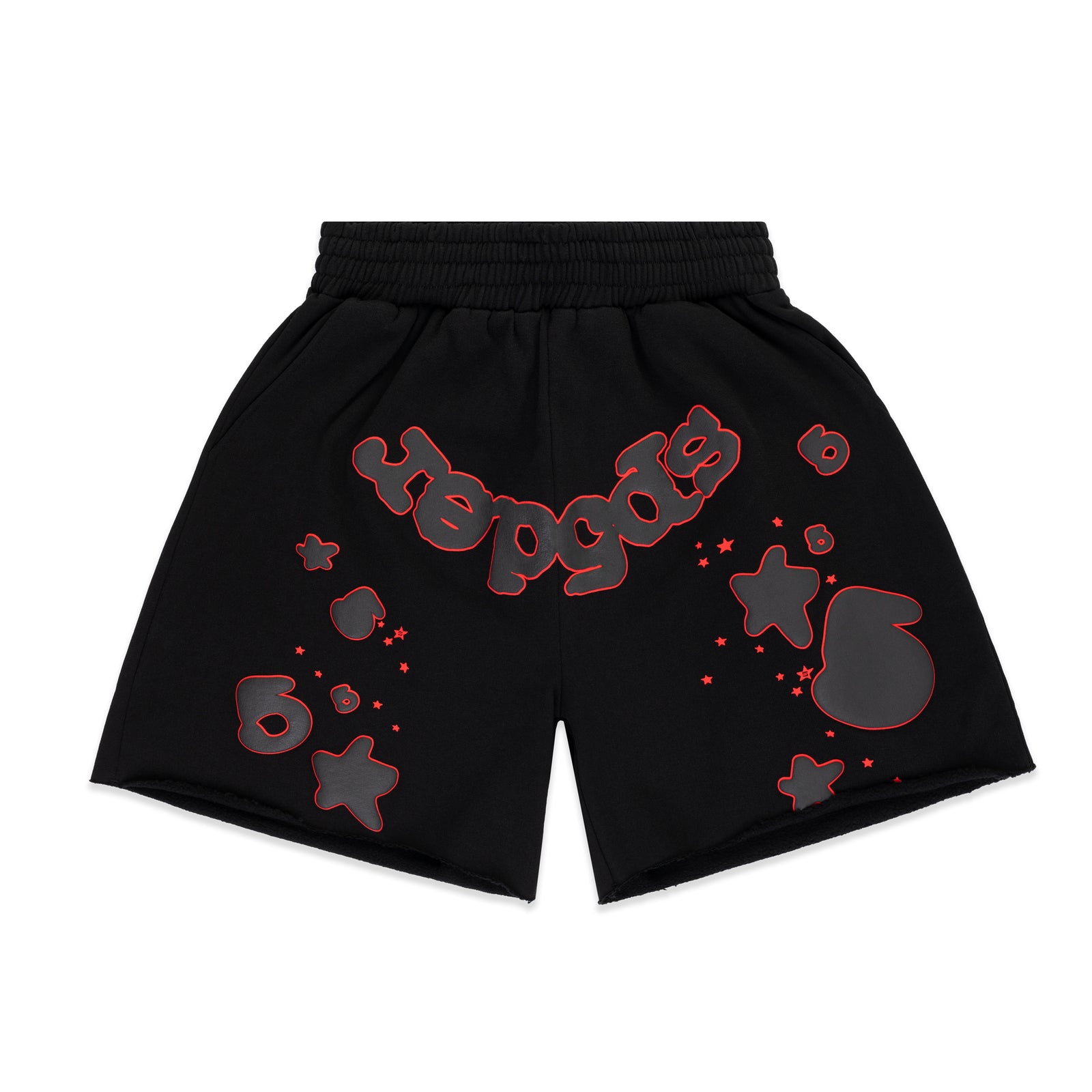 BLACK BELUGA OUTLINE SWEATSHORT