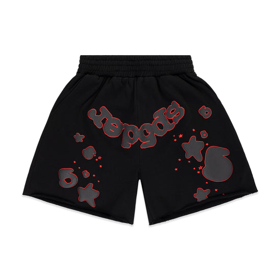 BLACK BELUGA OUTLINE SWEATSHORT