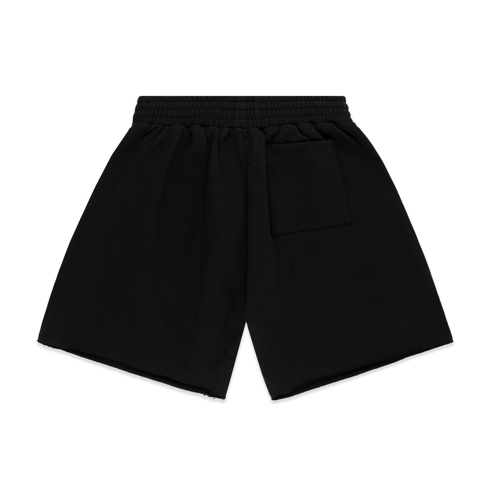 BLACK BELUGA OUTLINE SWEATSHORT