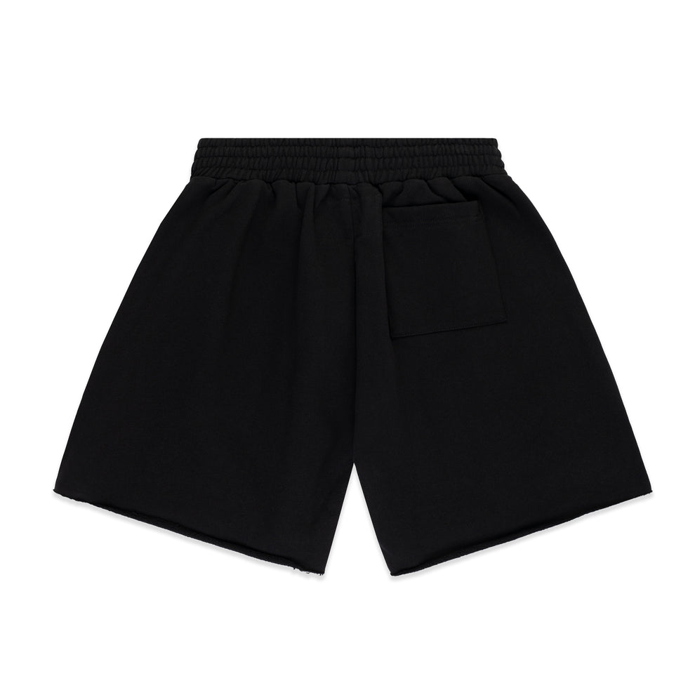 BLACK BELUGA OUTLINE SWEATSHORT
