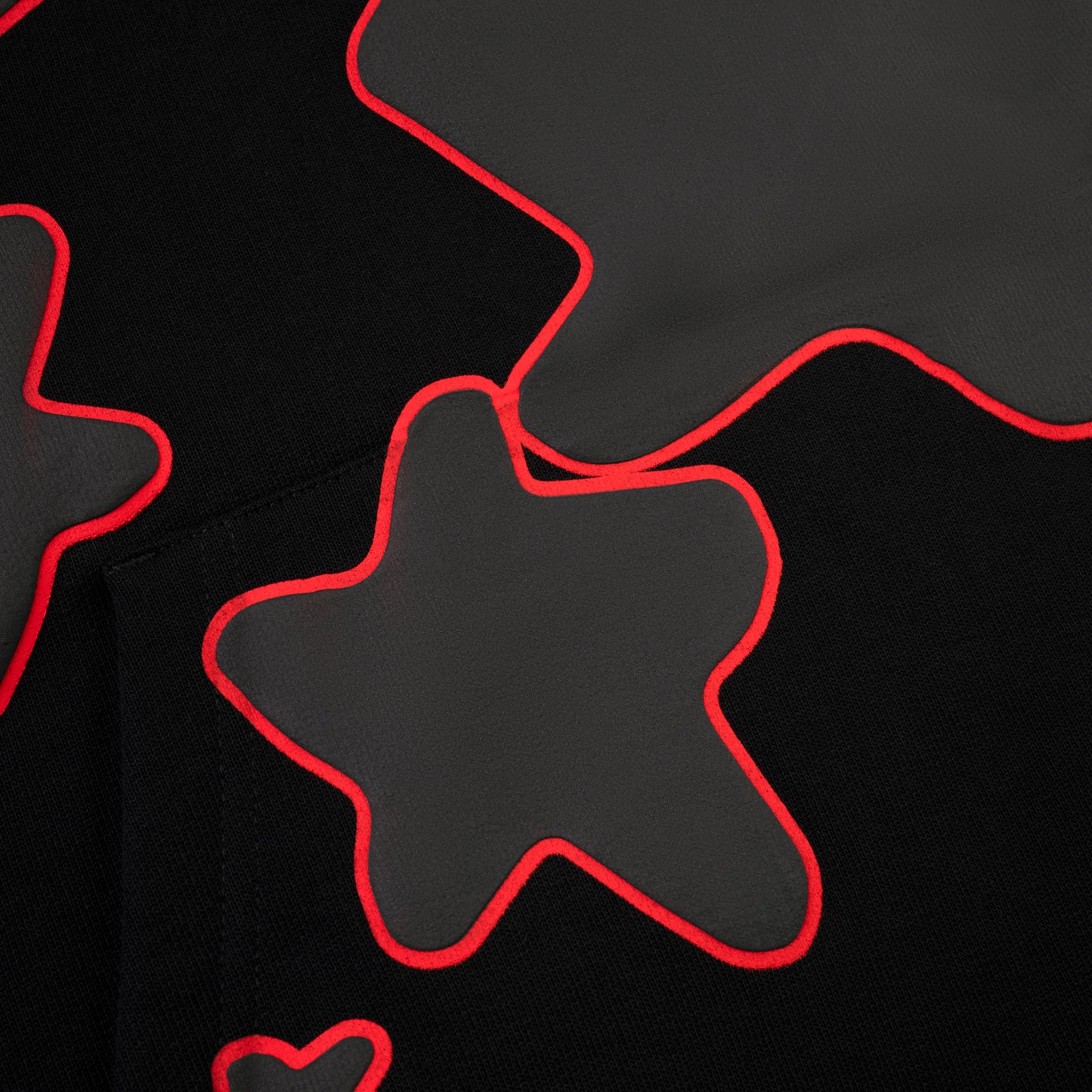 BLACK BELUGA OUTLINE HOODIE