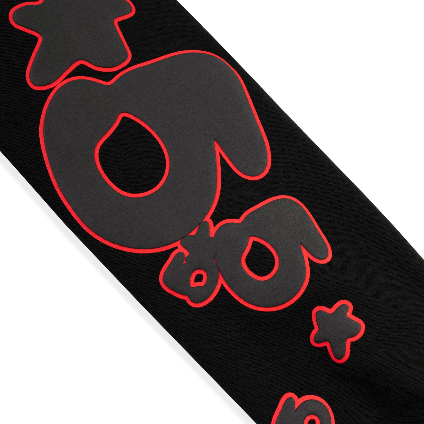 BLACK BELUGA OUTLINE HOODIE