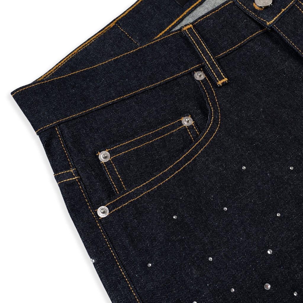 INDIGO STAR DUST DENIM SHORT