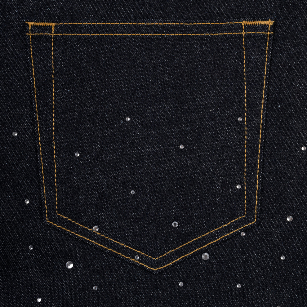 INDIGO STAR DUST DENIM SHORT