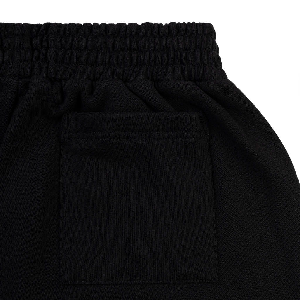 BLACK BELUGA OUTLINE SWEATSHORT