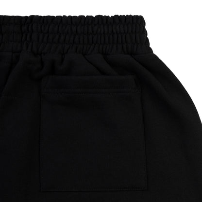 BLACK BELUGA OUTLINE SWEATSHORT