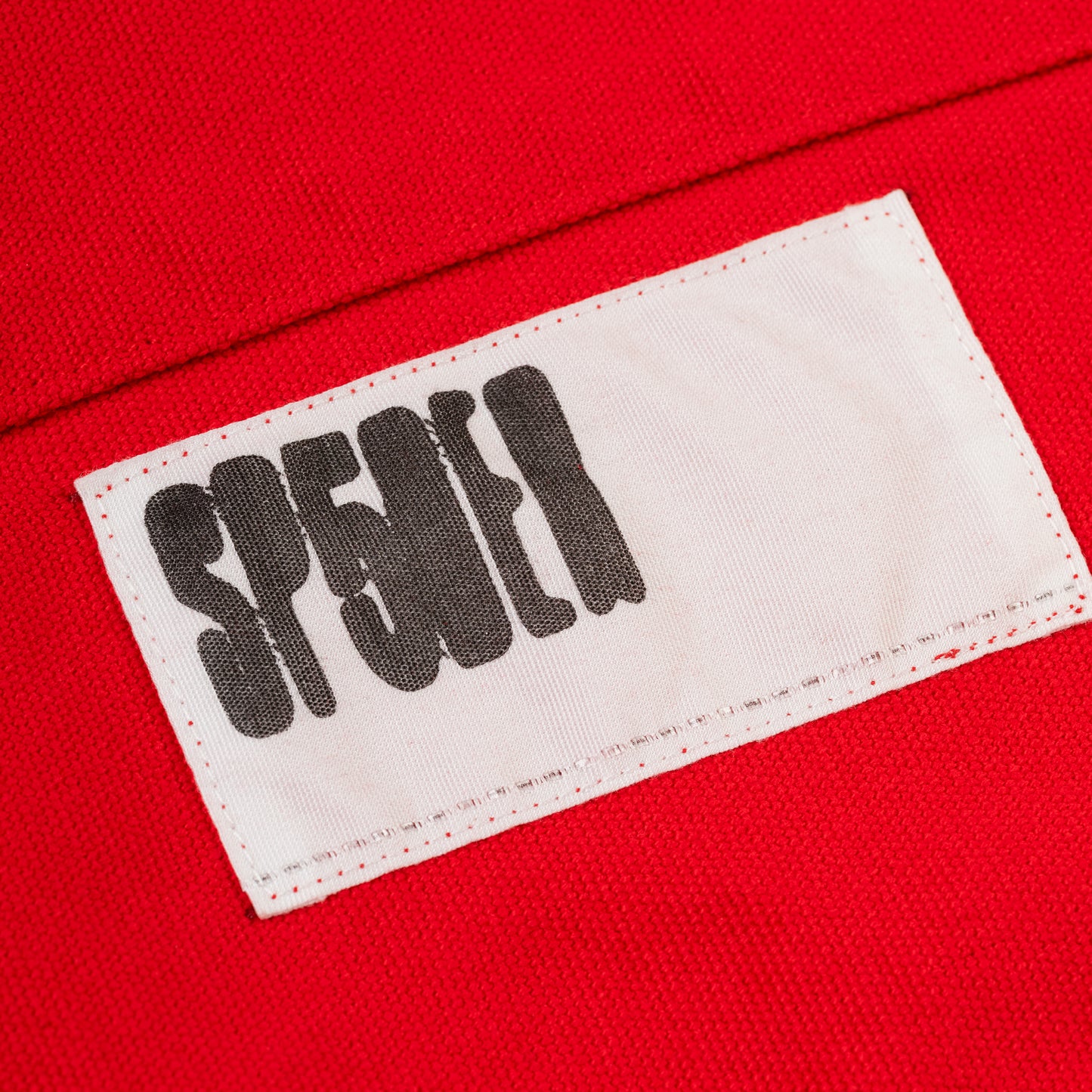 RED BELUGA OVERSIZED TOTE