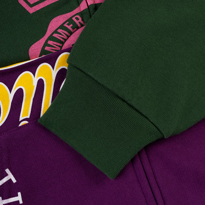 GREEN CAMPERS FIELD ZIP UP HOODIE