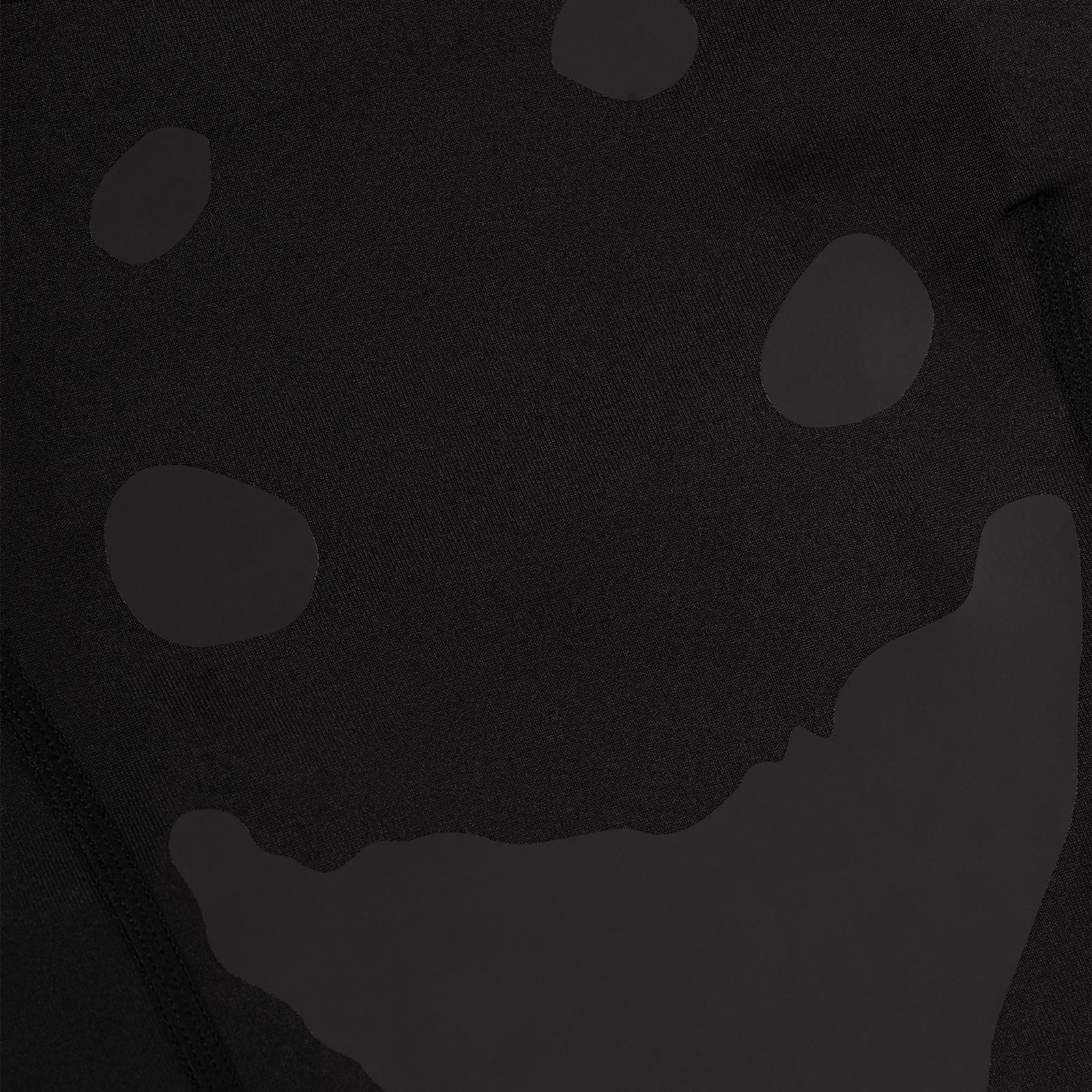 Black OG LOGO V2 Shiesty Mask in breathable spandex with a dark SP5DER graphic print.