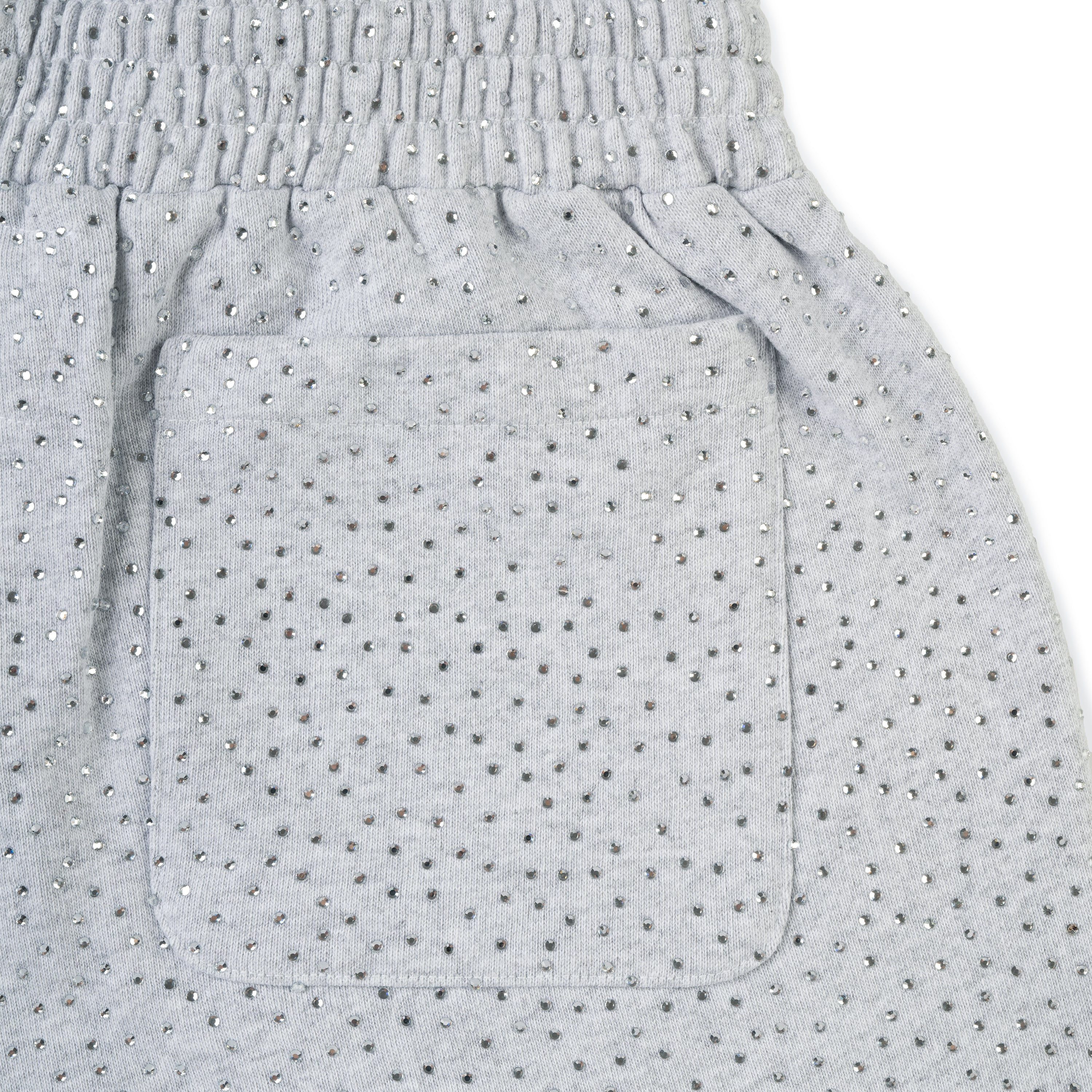 HEATHER GREY VVS SWEATSHORT | SP5DER | KING SPIDER