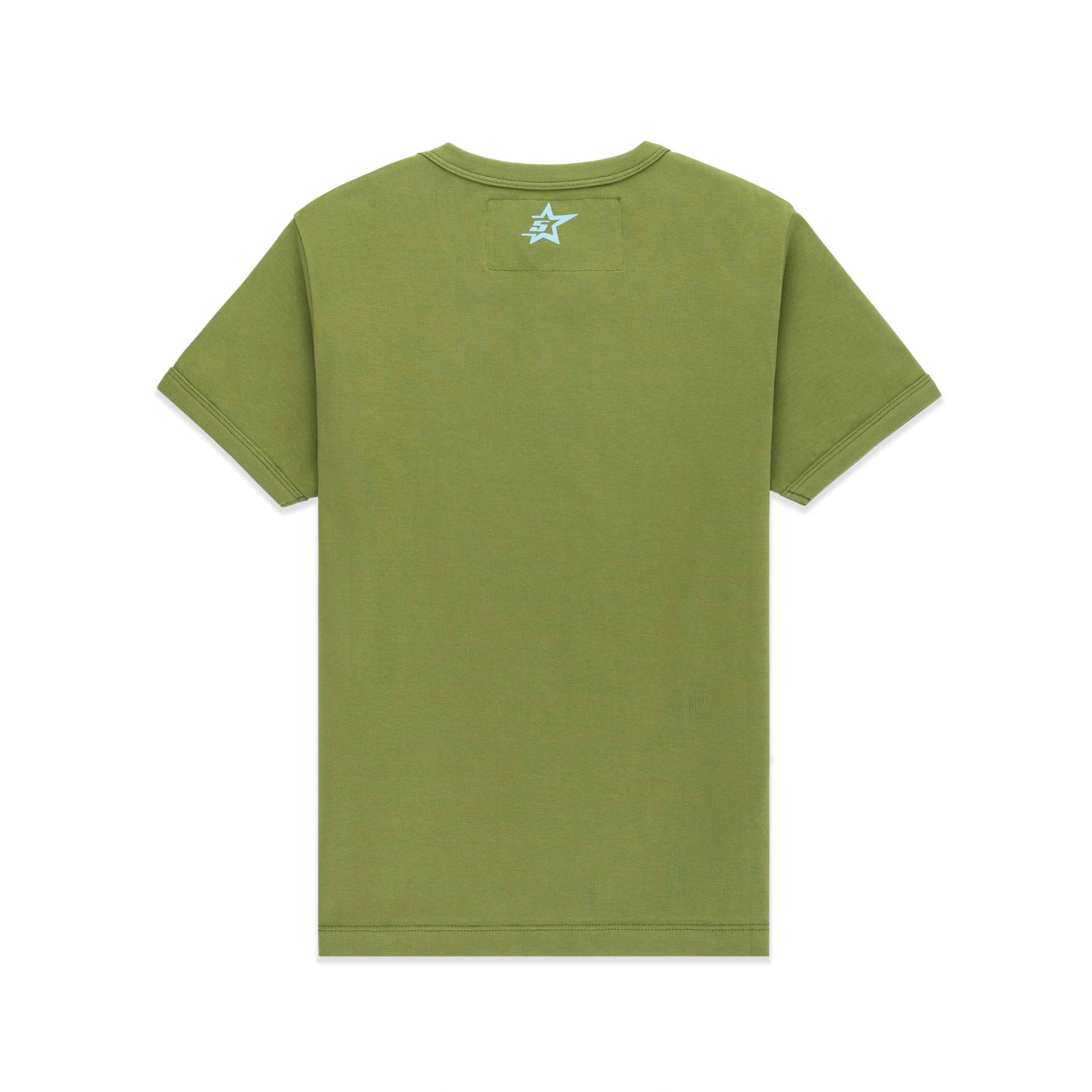 BABYL KINGSAYER TEE USツアーver LOS ANGELES DODGERS LEAGUE RETRO BLACK WASH OVERSIZED SHORT