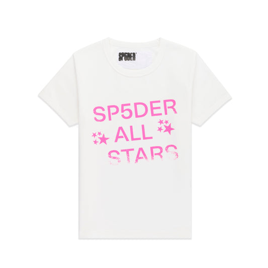 WHITE ALL STAR BABY TEE
