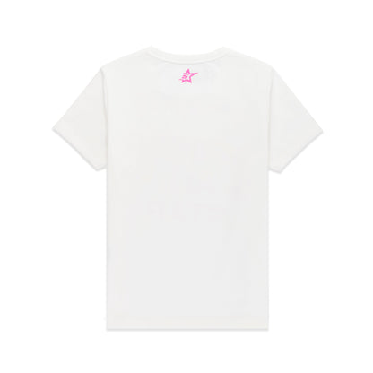 WHITE ALL STAR BABY TEE