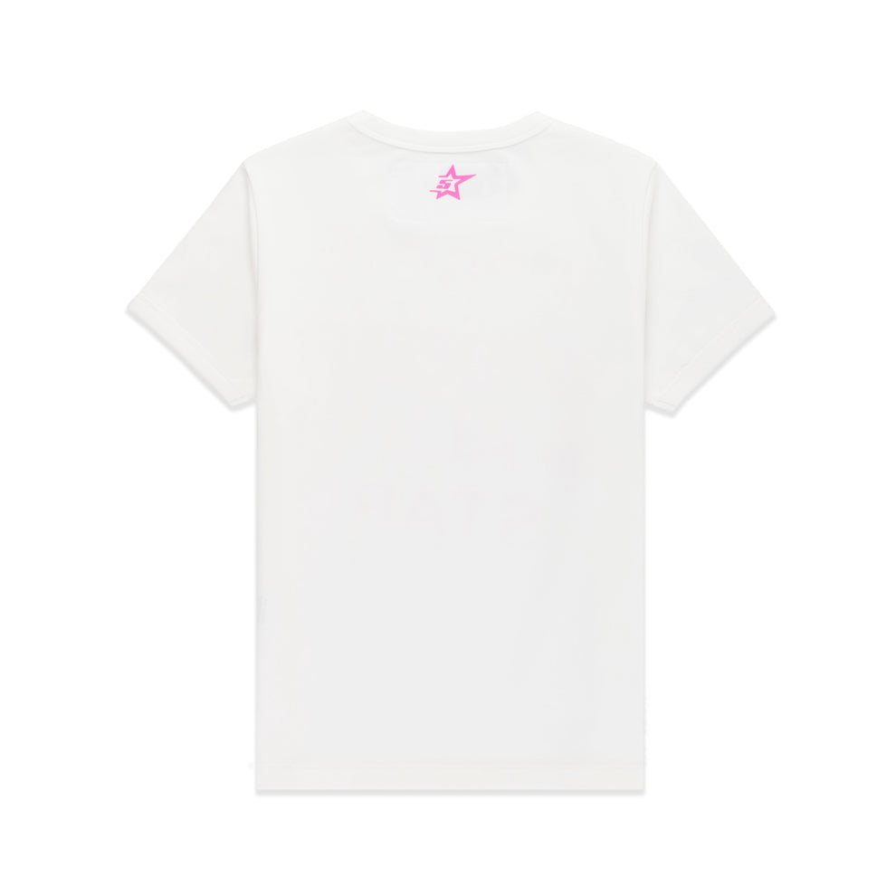 WHITE ALL STAR BABY TEE