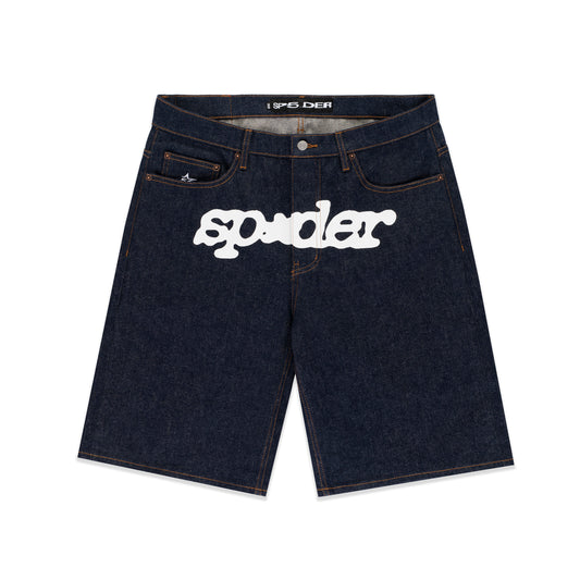 INDIGO V3 LOGO DENIM SHORT