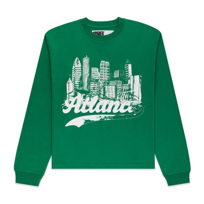 KELLY GREEN COPPER COVE LONG SLEEVE TEE