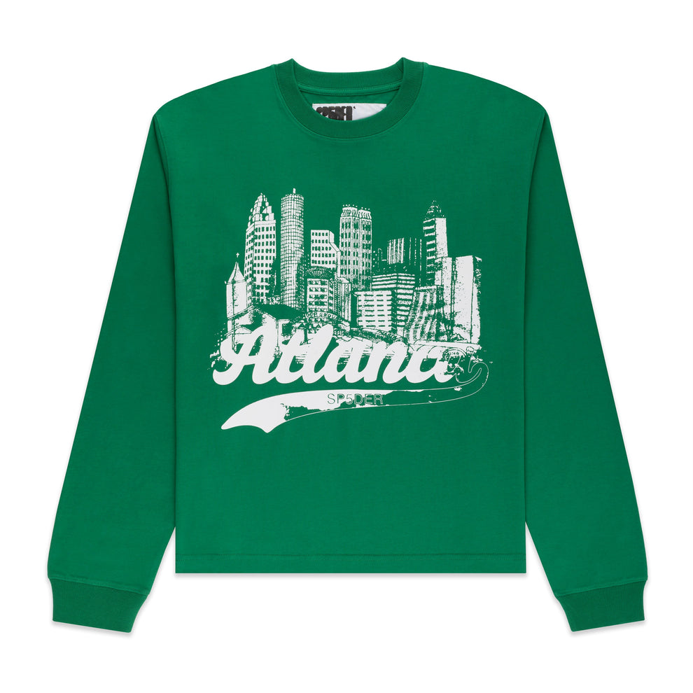 KELLY GREEN COPPER COVE LONG SLEEVE TEE